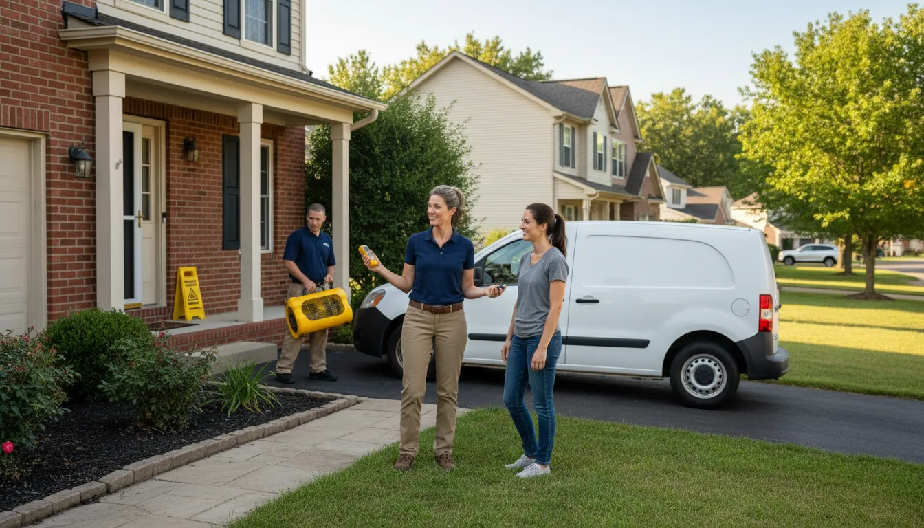 Water restoration image for Water Damage & Restoration Services in Adams, NY